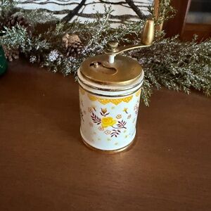 Vintage Ceramic Pepper Mill – George S. Thompson Pasadena CA – Floral